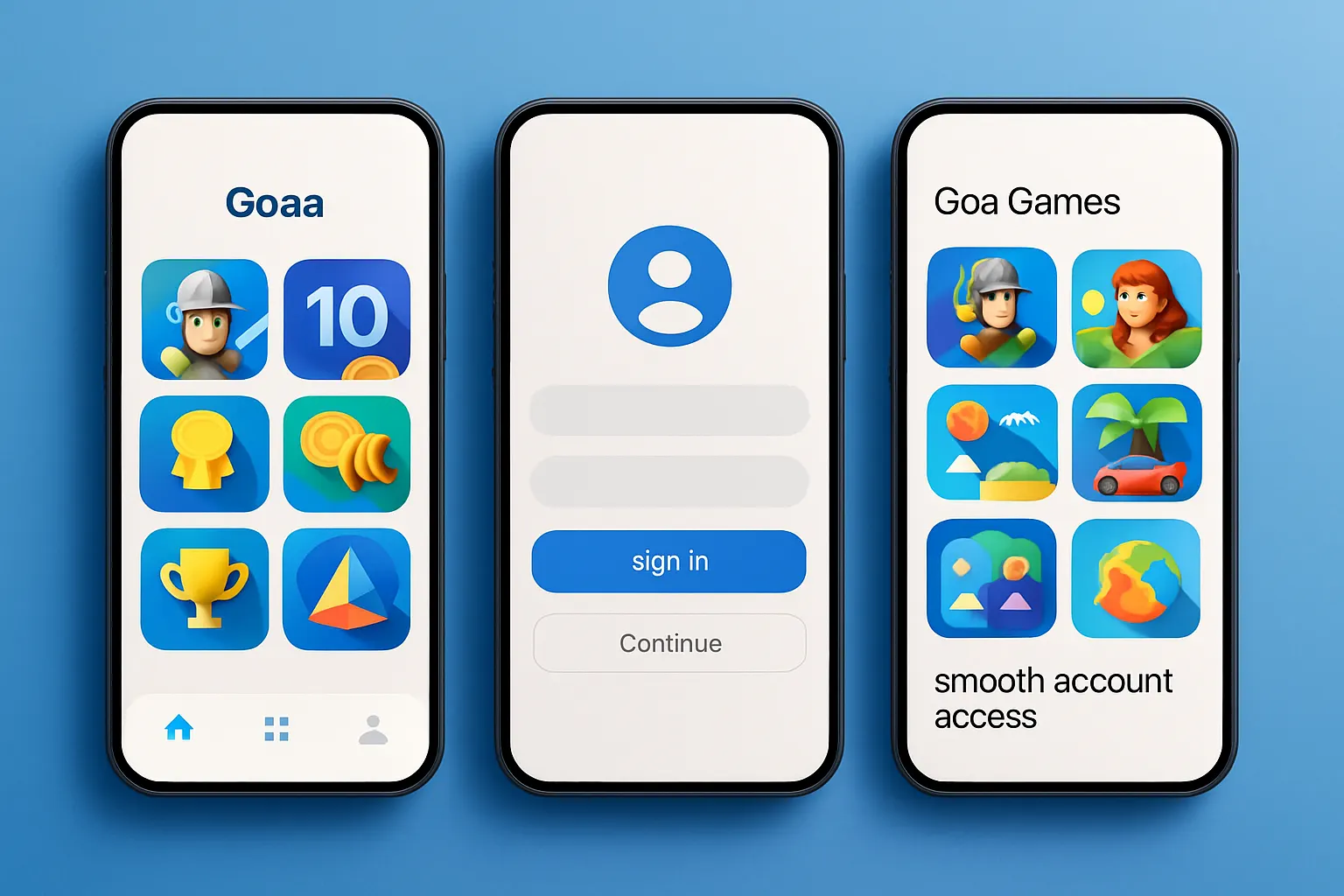 Goa Games mobile feature preview